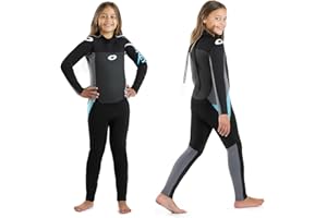 Osprey | Kids 5mm Wetsuit, Full-Length Winter Kids Neoprene Surfing Bodyboarding Wetsuit, Origin, Blue