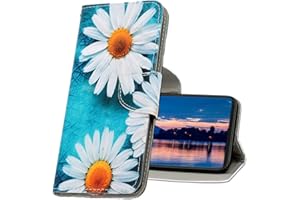 MRSTER Funda Xiaomi Redmi 8A, PU Cuero Flip Folio Billetera Carcasa [Kickstand] [Ranura para Tarjeta] [Cierre magnético] Protectora Funda para Xiaomi Redmi 8A. XC1 Chrysanthemum