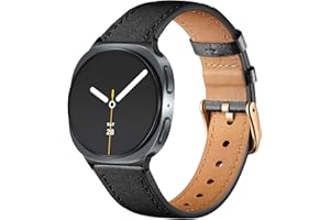 Issinlky Pasek skórzany do zegarka Samsung Galaxy Watch 8 40 mm 44 mm, pasek biznesowy do zegarka Galaxy Watch 8 Classic 46 mm dla kobiet i mężczyzn