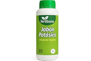 FERTIBONO Jabón Potásico 1L, Multiusos Concentrado, Uso Versátil en Huertos, Jardines y Plantas de Interior, Natural y Biodegradable