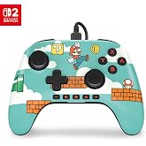 PowerA Advantage Wired Controller for Nintendo Switch 2 - Mario Time, Officially Licensed, Hall Effects, Mappable Buttons, Pr