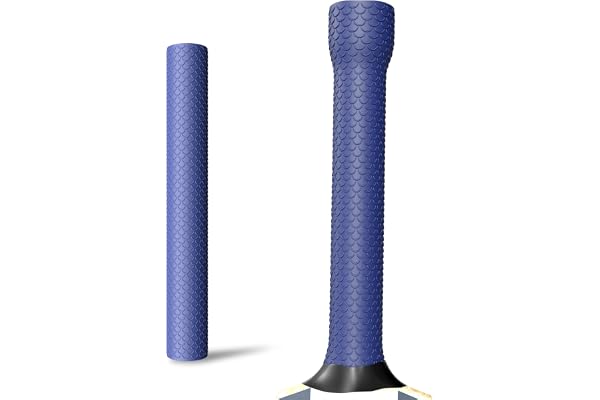 Lifelong Bat Grip Ergonomic, Textured Rubber Grip Blue, Regular Medium Size Half Moon Style Better Cricket Swing Control & Comfort