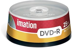 Imation 219795 - Pack de DVD-R vírgenes (4.7 GB, 16x, 25 Unidades)