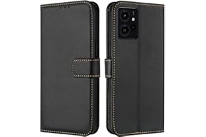TQIAHF Coque pour Xiaomi Redmi Note 12 4G Coque Etui avec Porte Carte à Rabat Clapet Portefeuille en Cuir Pochette Antichoc Flip Case Étui Cover Housse Protection Coque pour Redmi Note 12 4G,Noir