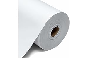 CRAFT QUEEN LTD 8 Pass Thermal Blackout Curtain Lining Fabric - 54 Inch Wide - Energy Saving Material for Windows, Blinds, Caravan Curtain Fabric (1 Metre, White)