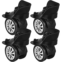 4 Ruote Di Ricambio Per Valigie - Universali, Girevoli 360°, Silenziose - Foto 6