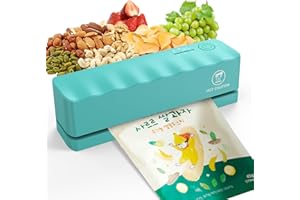 bedee Mini scellant de sac, machine à emballer sous vide portable pour sacs en plastique, stockage des aliments, collations, fraîcheur