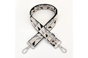 PTNKUIIY Taschengurt Schulterriemen für Taschen 80-130cm mit Karabiner Mehrfarbiger Bunte Verstellbarer Umhängegurt für Schultertasche DIY Zubehör für Tasche Handtaschen Taschenriemen Breit für Damen