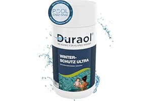 Duraol Winterschutz Ultra I 1 L I Hochkonzentriertes Pool Wintermittel I Schaumfreies Pool Pflegemittel zur Vermeidung von Kalk & Algen I Hochwertiges Winterschutzmittel Pool