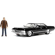 Jada Supernatural 1:24 1967 Chevy Impala Modellino con Figura di