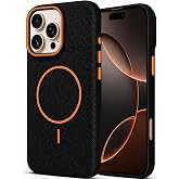 Coverzone Apple iPhone 12-12 Pro ile uyumlu Deri G&ouml;r&uuml;nml&uuml; 2,5mm Kamera Koruma &Ccedil;ıkıntı Koruma Cowboy MagSafe ile uyumlu İ&ccedil; Kad