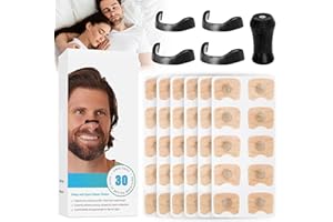 71NMLY 30 Stück Intake Breathing Nasal Strip,Intake Breathing Magnet,Magnetischer Nasenstreifen,Anti Schnarch Nose Strips Magnetischer,Nasenpflaster Besser Schlafen und Atmen Haftnotizen