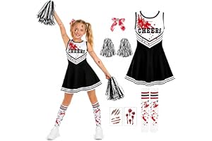 dellyy zombie cheerleader kostym damer