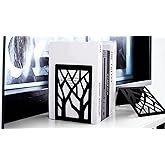 Risingmaber Ağa&ccedil; Desenli Metal Kitap Tutucu, Metal Kitap Desteği (İkili Set) MK8S