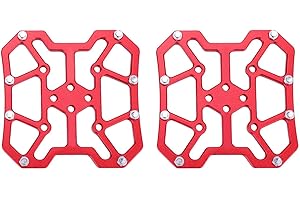 Eddwiin 1 par de adaptadores de Plataforma de Pedal sin Clip para Bicicleta de aleación de Aluminio para SPD