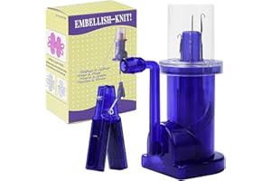 Outbit Macchina per maglieria a mano, per tessitura, per lavori a maglia, software manuale, per lavori a maglia, mulino a maglia con manovella per calze, gioielli, bracciali, fai da te per