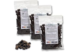 PetLove Fleisch Softies für Hunde • Hundeleckerli ohne Getreide • 63% Fleischgehalt • Hunde Leckerlis für Training • Kaninchen (3x200g)