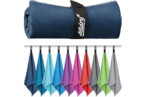 Mikrofiberhandduk - XL/L/M - 10 färger - lätt, snabbtorkande, mycket absorberande - strand, bad, bastu, dusch, pool, simhandd