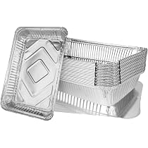 Barquettes Aluminium 2200ml - 30 Pièces Sans Couvercle Pour Cuisson, Grillade Et Four