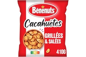BENENUTS Bénénuts Cacahuètes grillées et salées, 410g