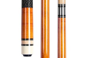 ‎AKLOT Aklot Billard-Queues, Set aus 4 Billard-Queues 147 cm aus kanadischem Ahornholz, für professionelle Billardspieler, 510 g / 538 g / 566 g / 595 g