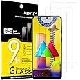 NEW'C 3 Pack Designed for Samsung Galaxy M21, Galaxy M31 Screen Protector Tempered Glass,Case Friendly Scratch-proof, Bubble Free, Ultra Resistant
