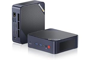 ‎BOSGAME BOSGAME B95 Mini PC N95 Intel 12th Gen (bis zu 3,4 GHz) Mini-Desktop-Computer W11 Pro 16GB RAM 512GB M.2 SSD, Micro-PC unterstützt 4K UHD Dual HDMI & Type-C, Dual WiFi 5, BT 4.2