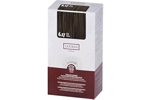 LUCENS UMBRIA Lucens 6.17 Ice Tea - Kit Colorazione Capelli Permanente Senza Ammoniaca Con Oli ed Estratti da Agricoltura Biologica