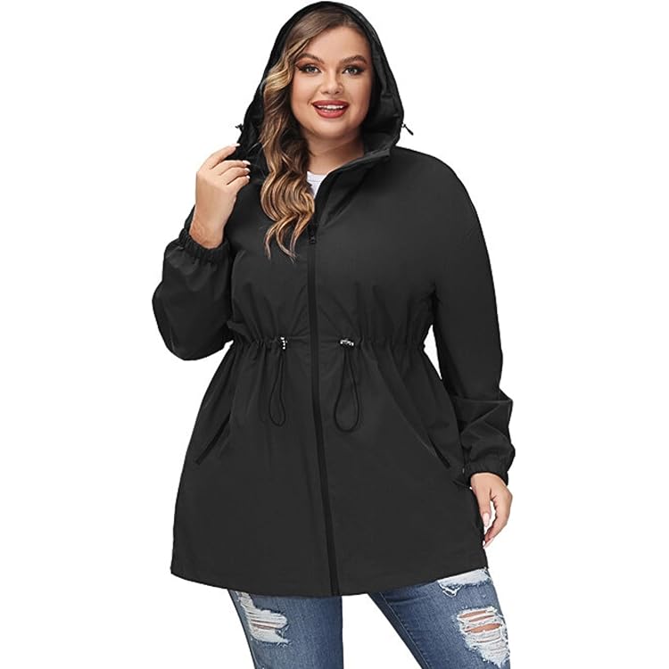 nike women's plus size rain jacket