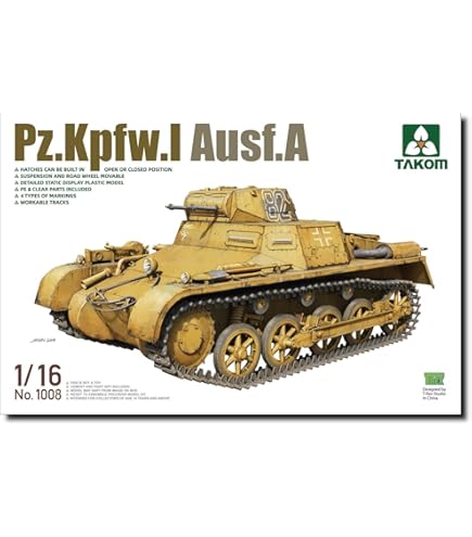 Takom TAK1010 Pz.Kpfw.I AUSF.B 1:16: Amazon.de: Spielzeug