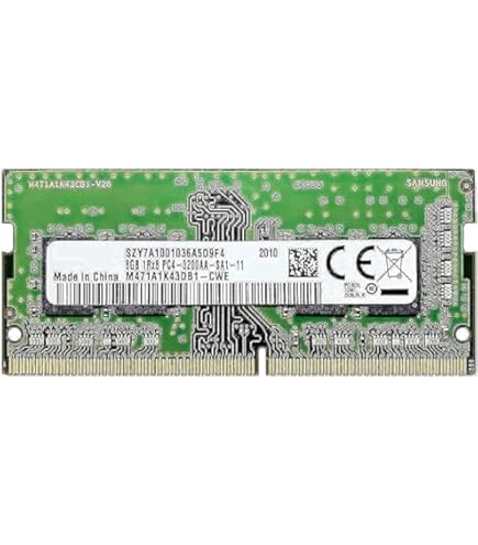 Samsung 8GB DDR4 PC4-19200, 2400MHz, 260 PIN SODIMM, CL 17, 1.2V