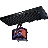 Lian Li Hydroshift II OLED Kavisli 360 AIO-Siyah-HS2OLDC36NB | Esnek Slayt Borulu Kelep&ccedil;e Soğutucu Yolu, Ayarlanabilir 16,94 