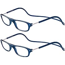 Occhiali Da Lettura Regolabili Con Clip Magnetica - Pack 4 Unità, Montatura Comoda Per Uomo E Donna - Foto 5