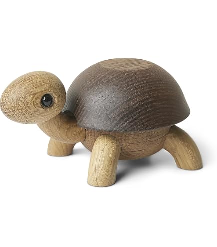 Figurine Design Acajou érable Roxy Le Renard En Bois - Figurine Décorative Apaisante Pour La Maison | Bois FSC | 10x9x6 Cm | Collection Spring Copenhagen