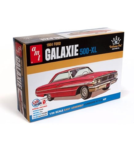 AMT 1:25 Ford Galaxie Hardtop 1961 - Kit Plastique à Monter - Maquette Auto