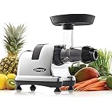 Omega Juicers Omega Juicer J8008C Juicer Extractor and Nutrition Center Creates Fruit Vegetable and Wheatgrass Juice Quiet Mo