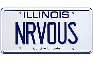 CELEBRITY MACHINES Ferris Bueller | NRVOUS | Stamped License Plate
