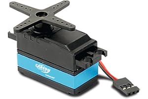 Carson 500502035 Servo CS-3 Low-Profile Waterproof MG / 3kg / JR - Accessoires pour Voitures télécommandées, étanche, servomoteur, servo de Direction et servo puissants, modélisme