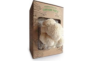 GENERISCH Bio zestaw do uprawy grzybów | grzywa lwa Hericium erinaceus dziecinnie prosta samodzielna uprawa | zestaw do uprawy grzybów do domu | kompletny zestaw do uprawy grzybów w jakości ekologicznej