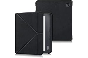 Xuanbeier Custodia in TPU per Kobo Libra 2 2021/Tolino Vision 6 2021 Sottile e Leggera,Nero