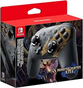 Switch Pro Controller (Monster Hunter Rise Edition) (Nintendo Switch)