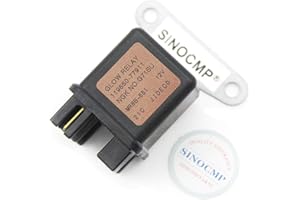 119650-77910 YM119650-77911 Relè 12V - SINOCMP Relè sicuro per Yanmar 4TNV94 Hyundai R50 R60 Daewoo DH60-7 Volvo EC55BLC, 3 mesi di garanzia