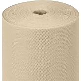 MAXI PRODUCTS - TNT Cream Tablecloth Roll Pre-Cut 40 cm - 1.2 x 48 m - Spunbond Non-Woven Fabric (TNT) - Disposable Fabric Ef