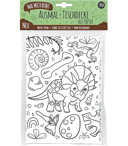 Tovaglia Di Carta Da Colorare - Motivo Natura E Animali, Per Feste Bambini, Attività Creative - Foto 3