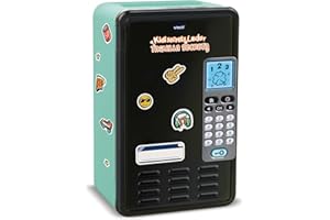 VTech - KidiSecrets Locker Taquilla Secreta, Caja fuerte con código secreto, Joyero niños, Personalizable, Pantalla LCD, Música, Alarma, Juguetes Electrónicos, color negro, Versión ESP