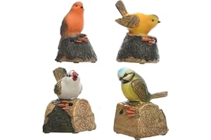 KAEMINGK PERAGASHOP Vogel mit Sensor, 7,5 x 6 x 10 cm, Verschiedene Modelle, für den Außenbereich