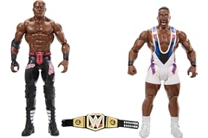 WWE HLL75 - WWE Championship Showdown figurki akcji Big E vs Bobby Lashley, ok. 15 cm, Friday Night Smackdown Battle Pack dla dzieci od 6 lat