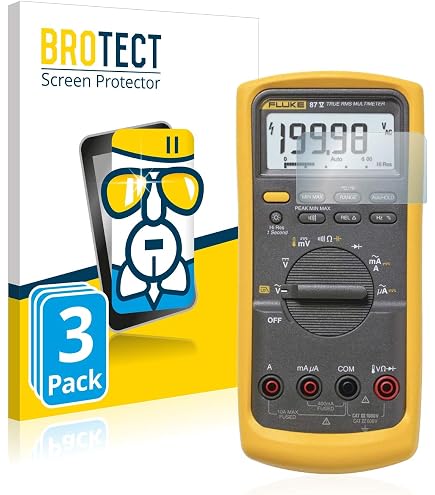 3 Pezzi Pellicola Protettiva per Fluke MultiMeter 175