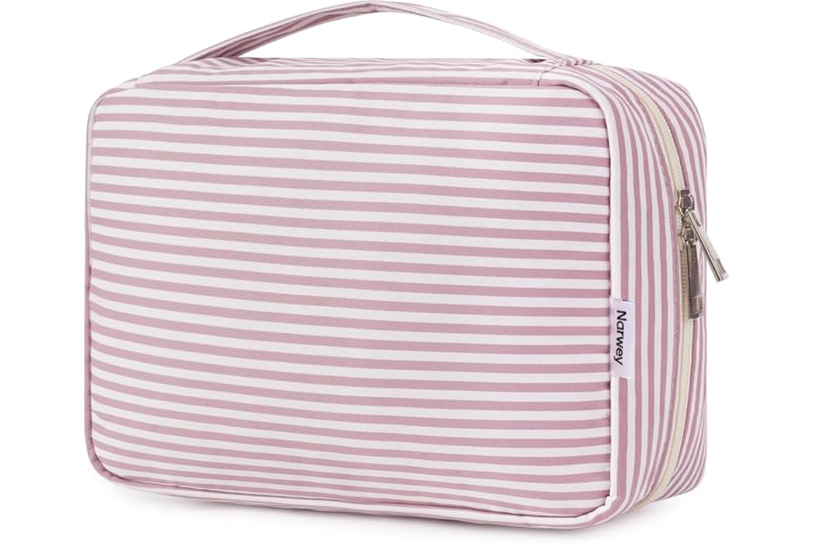 Narwey Travel Hanging Toiletry Wash Bag Toiletry Bags for Women Toiletries Bag Washbag Makeup Cosmetic Organizer for Travel Essentials Accessories