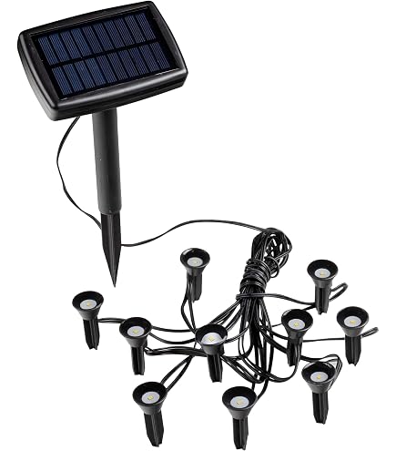 6x Solar Bodenleuchten Für Den Garten - IP65 Wasserdicht, Mit Dämmerungssensor, Ideal Für Wege & Beete
